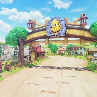 Minimalist Chocobo wallpaper