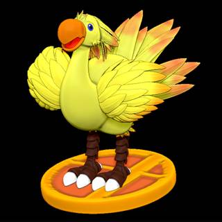 Minimalist Chocobo wallpaper