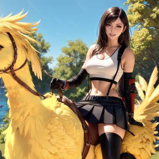 Minimalist Chocobo wallpaper