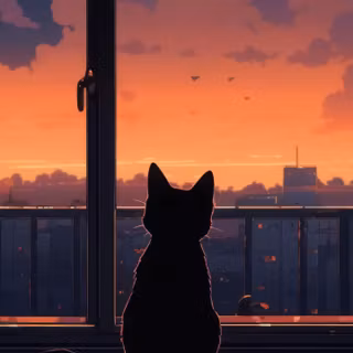 Halloween cat 3440x1440 wallpaper