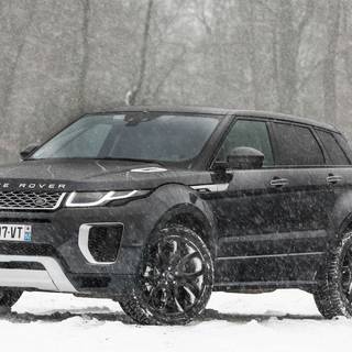 Black Range Rover 4k wallpaper