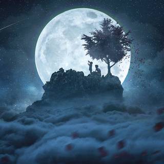 Moon 4k laptop wallpaper