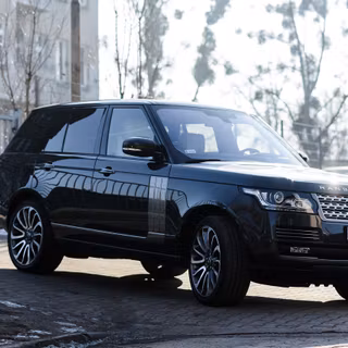Black Range Rover 4k wallpaper