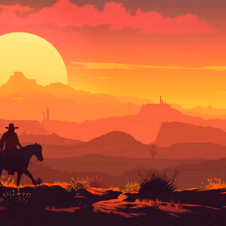 4k Western wallpaper