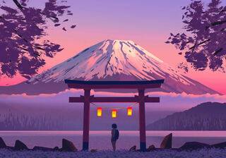 Japanese Torii wallpaper