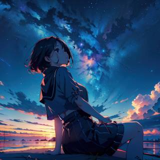 PC 4k anime girl wallpaper