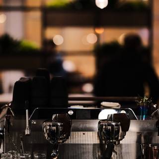 Coffee shop 4k wallpaper