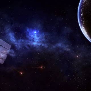 4k satellite wallpaper