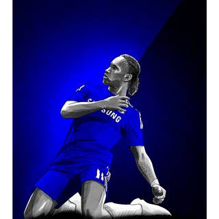 Drogba iPhone wallpaper