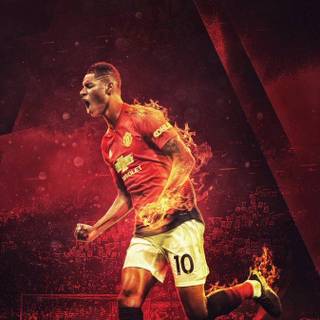 Marcus Rashford iPhone wallpaper