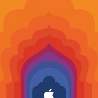 Apple logo iPhone 14 wallpaper