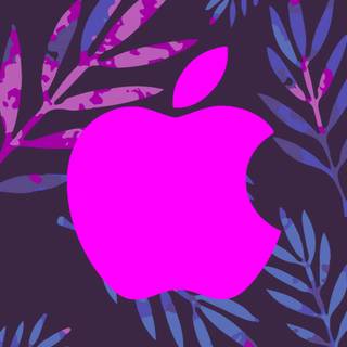 Apple logo iPhone 14 wallpaper