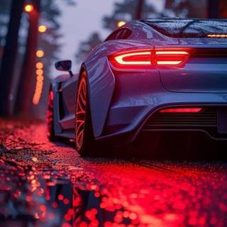 Blue Porsche iPhone wallpaper