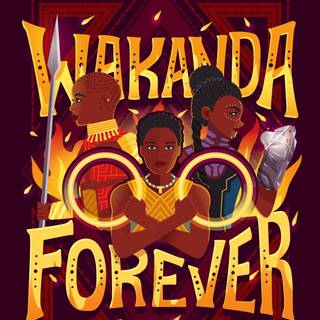 Wakanda Forever iPhone wallpaper