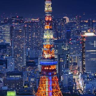 Japan night iPhone wallpaper