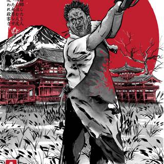 Leatherface phone wallpaper