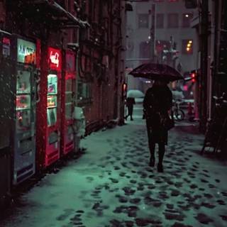 Japan night iPhone wallpaper