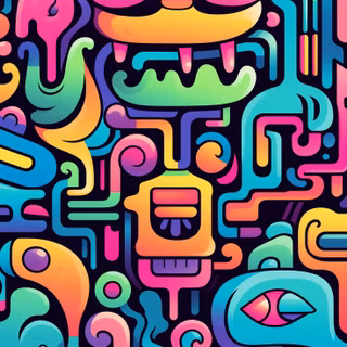iPhone funky wallpaper