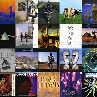 Album covers collage wallpaper