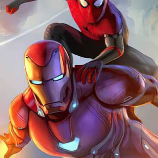 Spider-Man vs Iron Man wallpaper