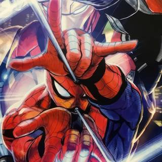 Spider-Man vs Iron Man wallpaper