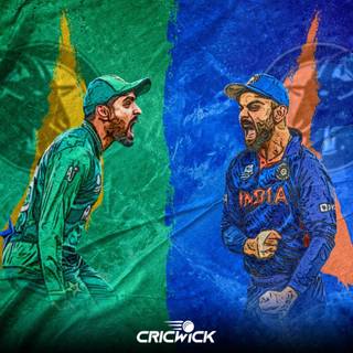 Babar Azam and Virat Kohli wallpaper