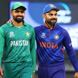 Babar Azam and Virat Kohli wallpaper