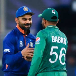 Babar Azam and Virat Kohli wallpaper