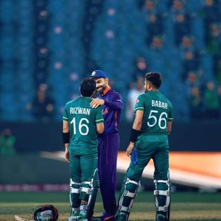 Babar Azam and Virat Kohli wallpaper