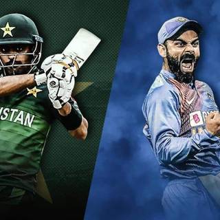 Babar Azam and Virat Kohli wallpaper