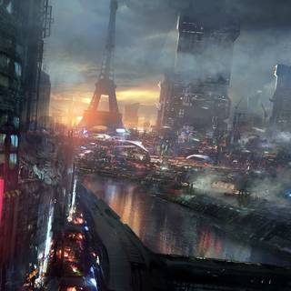 American cyberpunk films wallpaper