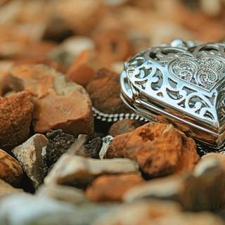 Silver jewelry wallpaper