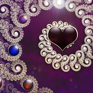 Silver jewelry wallpaper