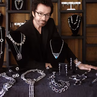 Silver jewelry wallpaper