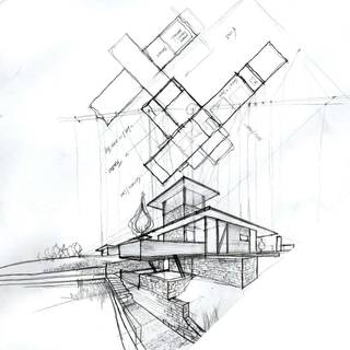 Architecture drawing wallpaper