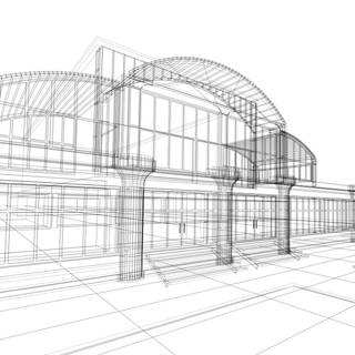 Architecture drawing wallpaper