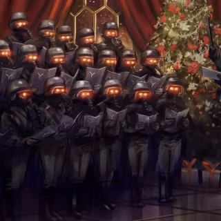 Gamer Christmas wallpaper