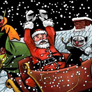 Gamer Christmas wallpaper