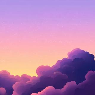 Digital sunrise wallpaper