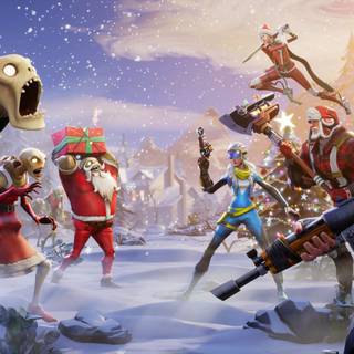 Gamer Christmas wallpaper