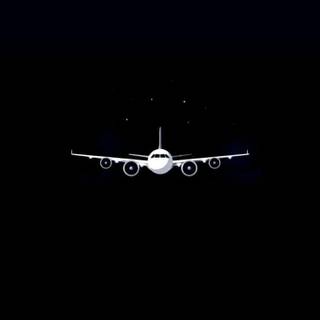 Black airplane wallpaper
