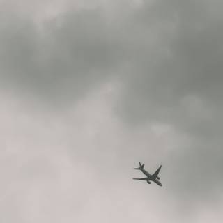 Black airplane wallpaper