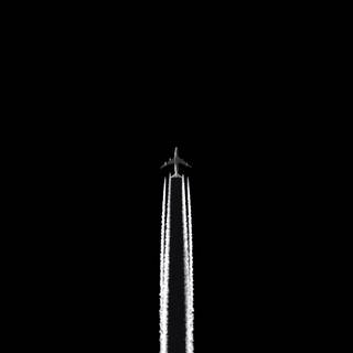 Black airplane wallpaper