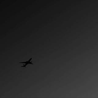 Plane dark wallpaper