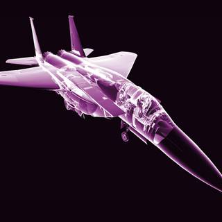 Black airplane wallpaper