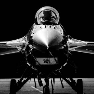 Black airplane wallpaper