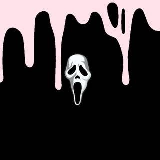 Scream pink wallpaper
