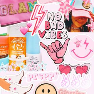 Preppy vibes wallpaper