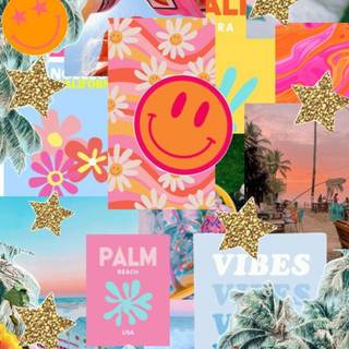 Preppy vibes wallpaper