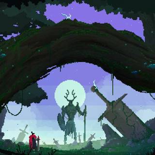 Pixel fantasy wallpaper